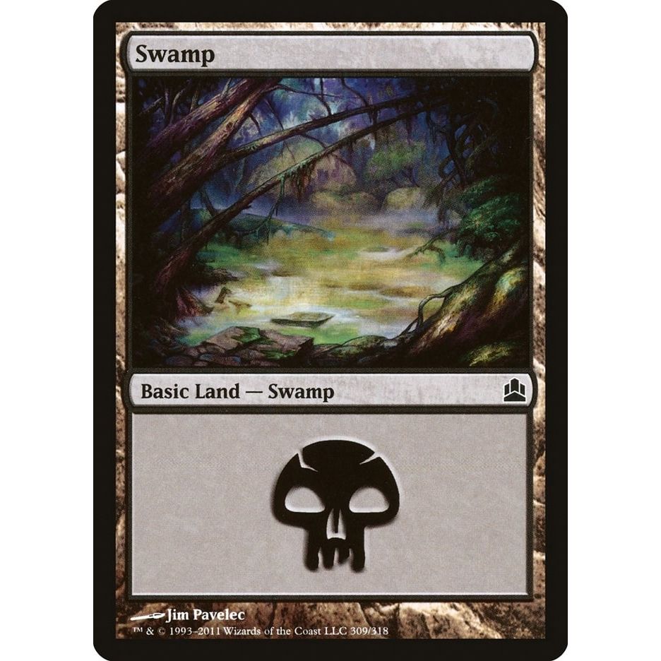 Image for Swamp (309) (309) (CMD) - Magic: The Gathering