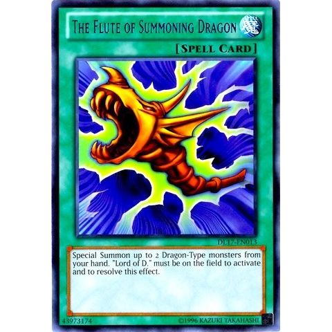 Image for The Flute of Summoning Dragon (Blue) (DL17-EN013) (DL) - YuGiOh
