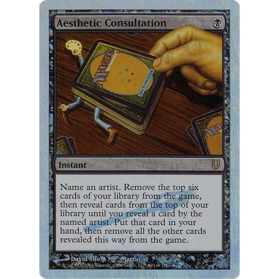 Image for Aesthetic Consultation (Alternate Foil) (48) (UNH) - Magic: The Gathering