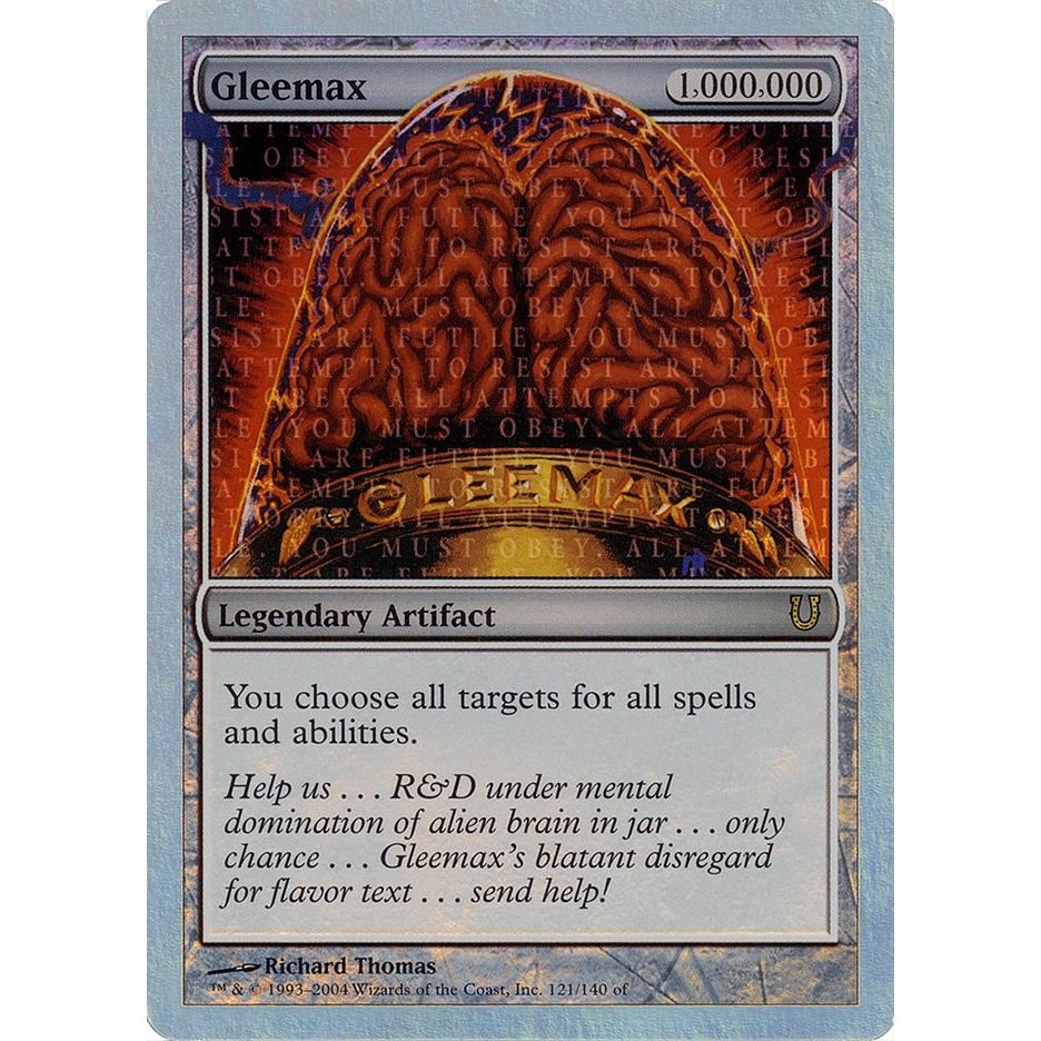 Image for Gleemax (Alternate Foil) (121) (UNH) - Magic: The Gathering