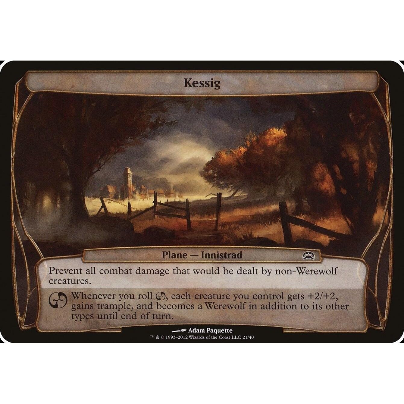 Image for Kessig (Planechase 2012) (21) (OVER) - Magic: The Gathering