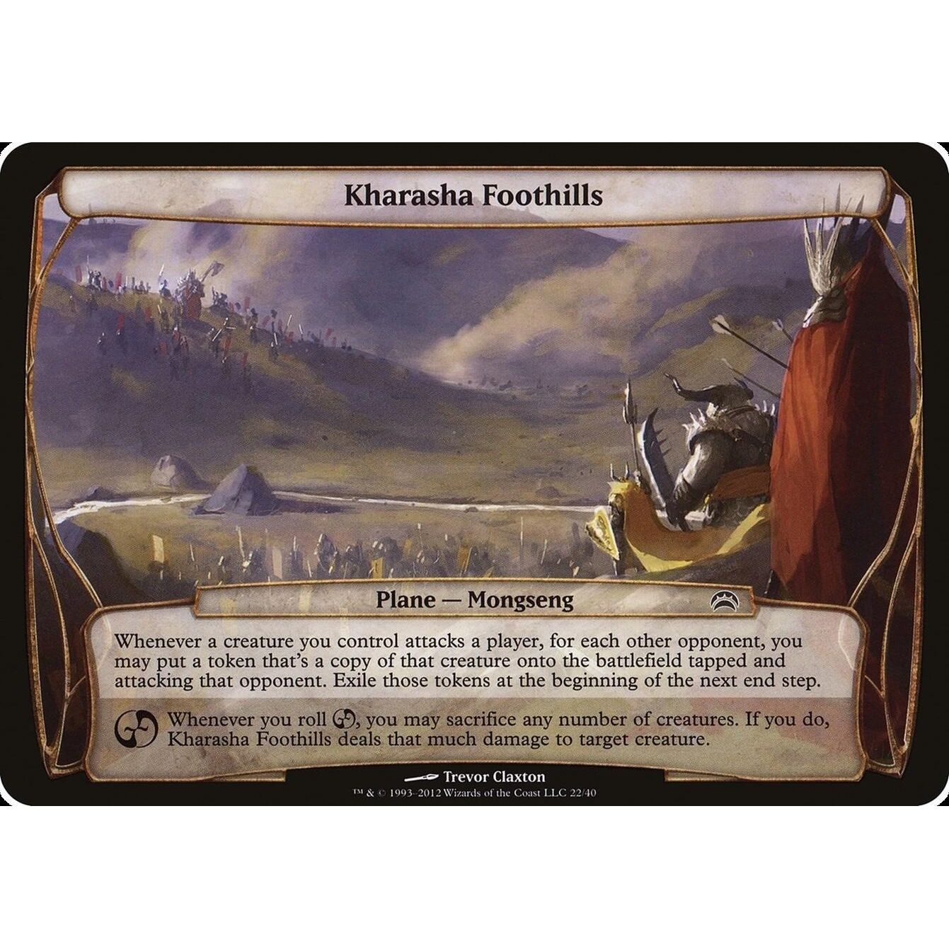 Image for Kharasha Foothills (Planechase 2012) (22) (OVER) - Magic: The Gathering