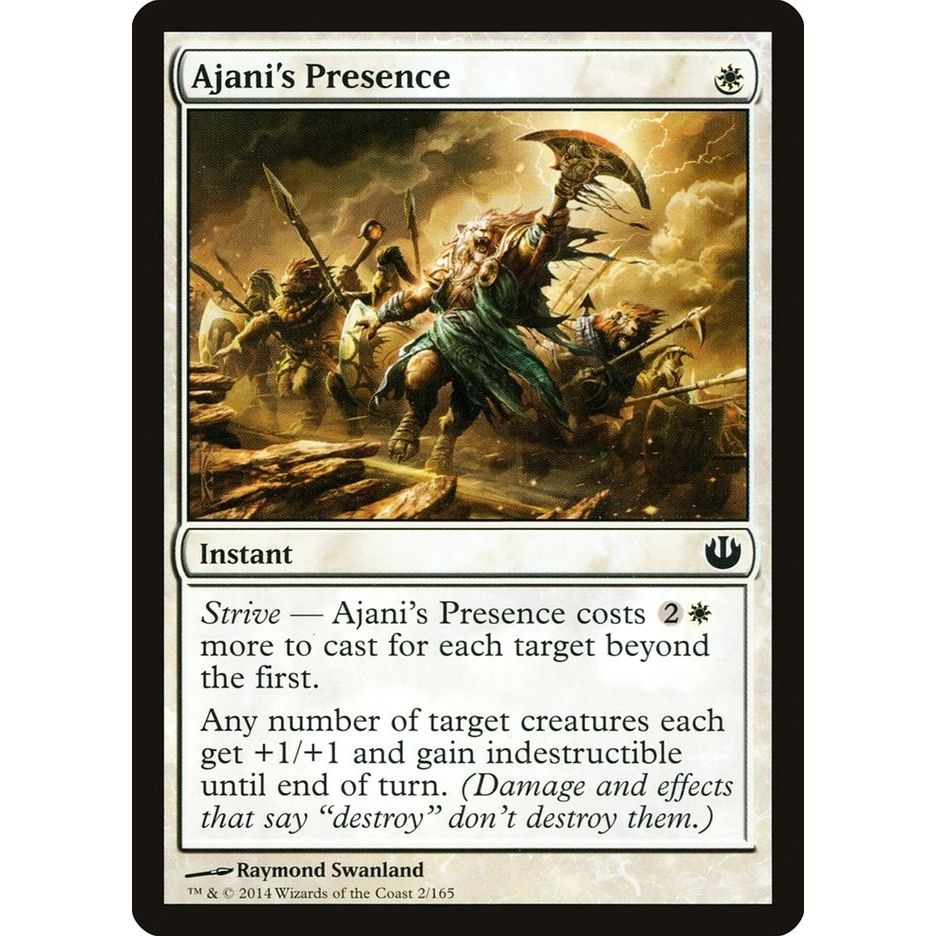 Image for Ajani's Presence (2) (JOU) - Magic: The Gathering