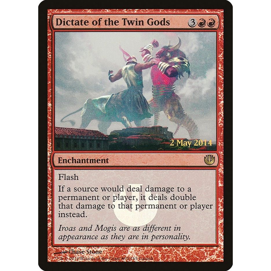 Image for Dictate of the Twin Gods (93) (LARP) - Magic: The Gathering