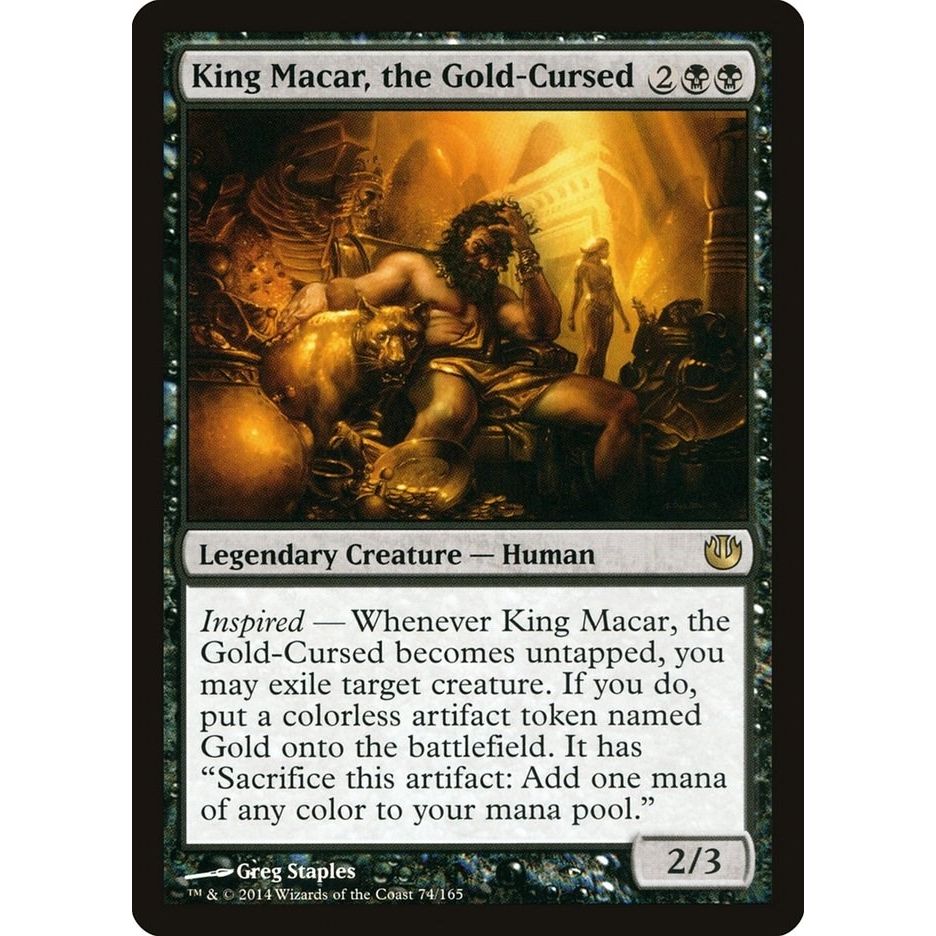 Image for King Macar, the Gold-Cursed (74) (JOU) - Magic: The Gathering