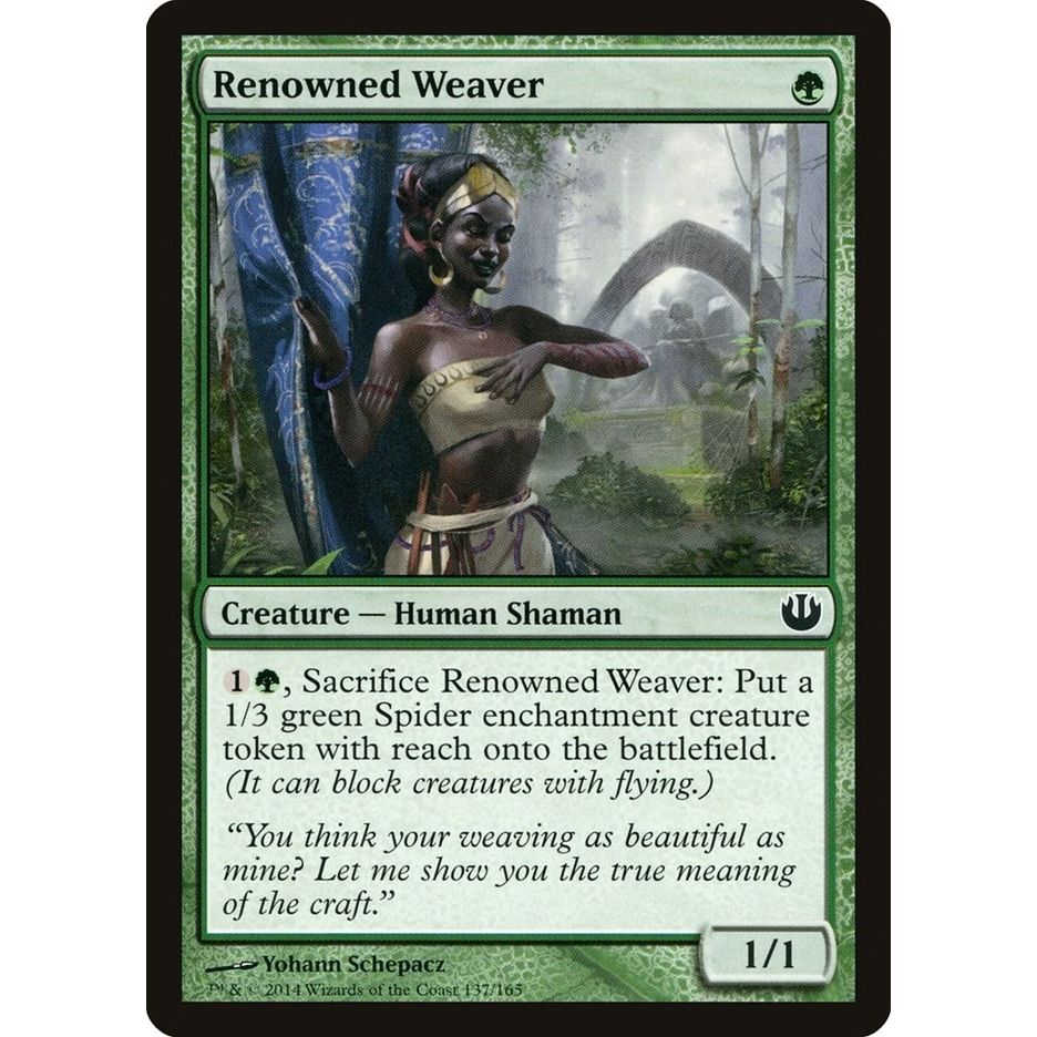 Image for Renowned Weaver (137) (JOU) - Magic: The Gathering