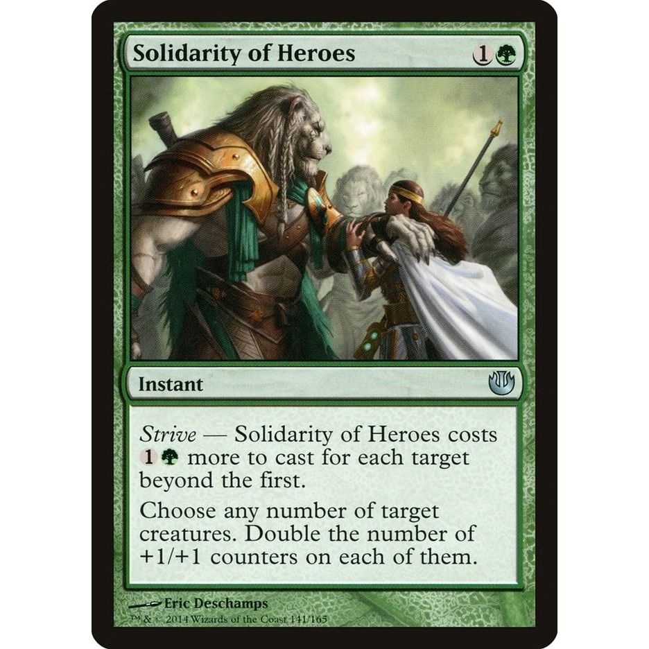 Image for Solidarity of Heroes (141) (JOU) - Magic: The Gathering