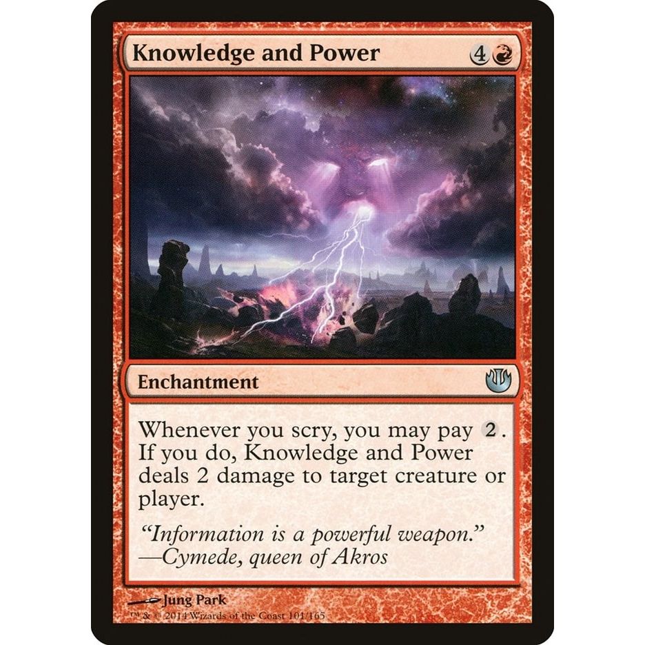 Image for Knowledge and Power (101) (JOU) - Magic: The Gathering