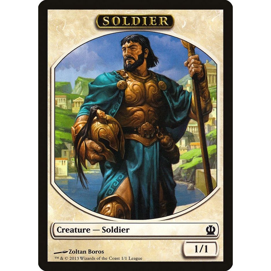Image for Soldier Token (Theros) (1) (LEP) - Magic: The Gathering