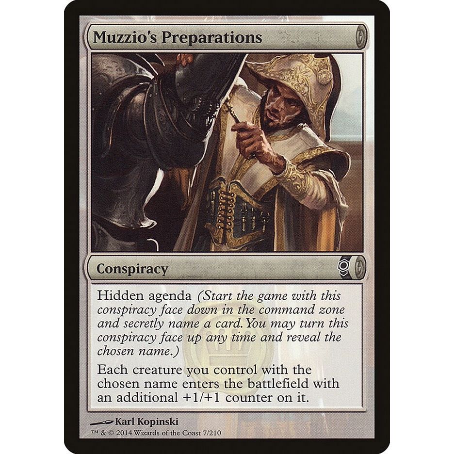 Image for Muzzio's Preparations (7) (CNS) - Magic: The Gathering