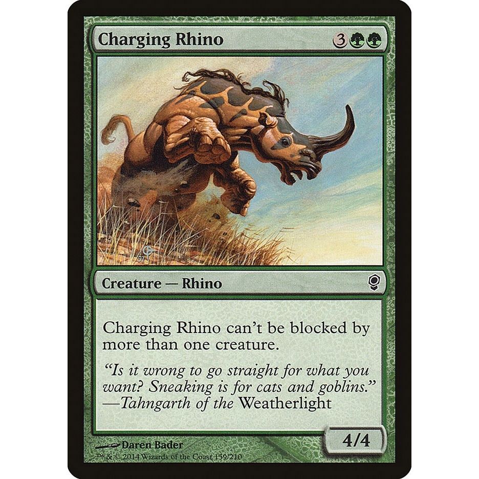 Image for Charging Rhino (159) (CNS) - Magic: The Gathering