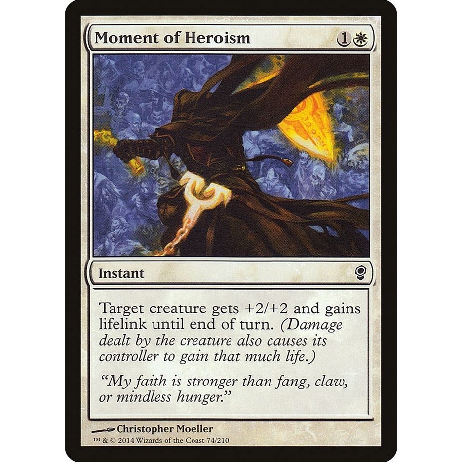 Image for Moment of Heroism (74) (CNS) - Magic: The Gathering