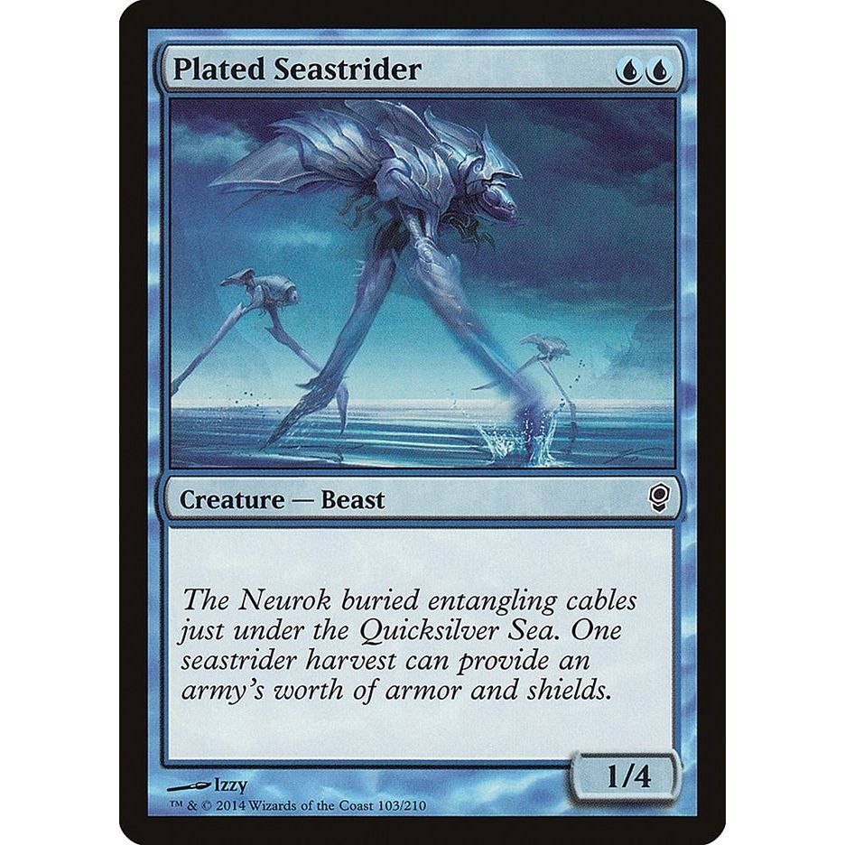 Image for Plated Seastrider (103) (CNS) - Magic: The Gathering