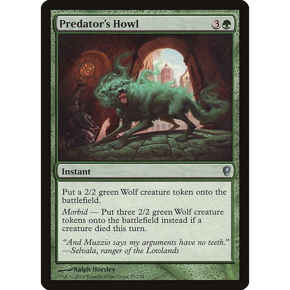 Image for Predator's Howl (37) (CNS) - Magic: The Gathering