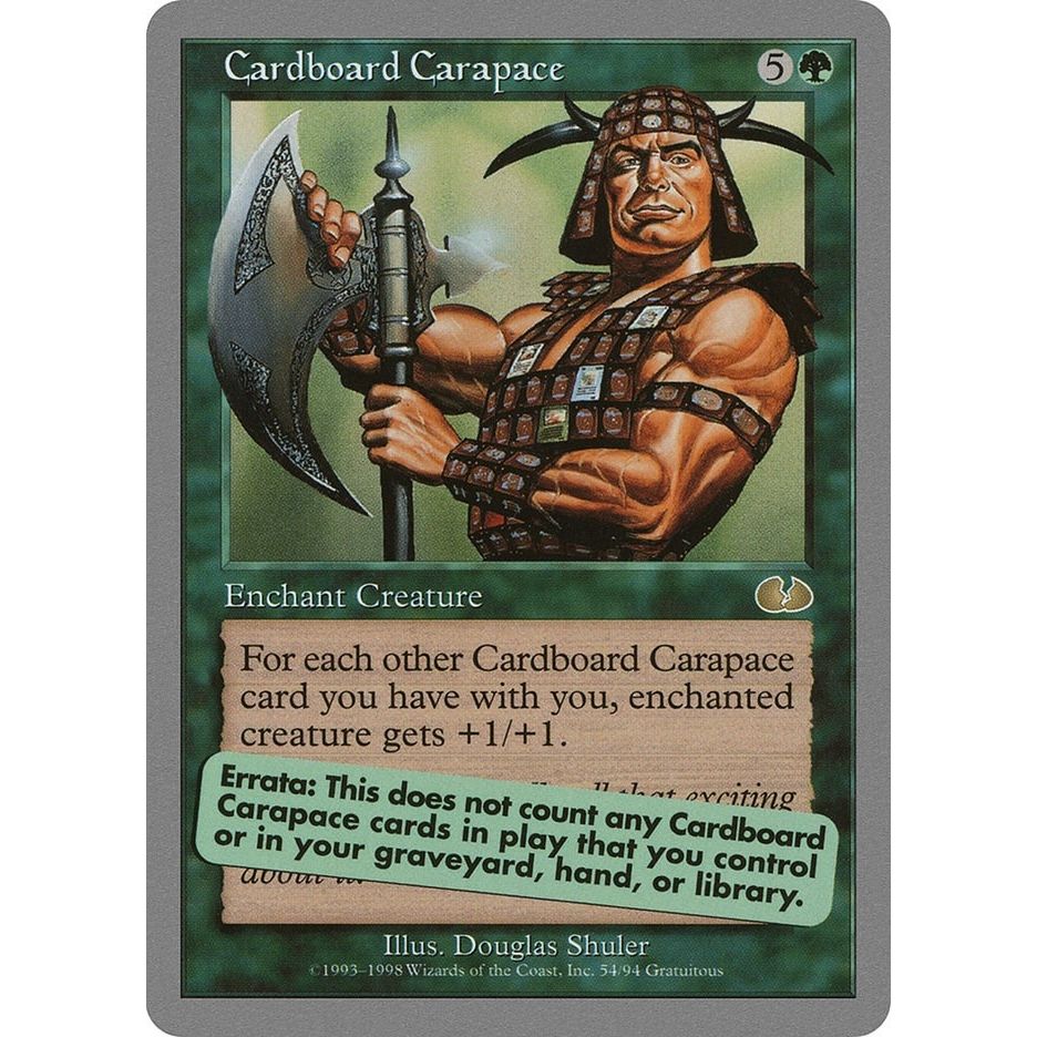 Image for Cardboard Carapace (54) (UGL) - Magic: The Gathering