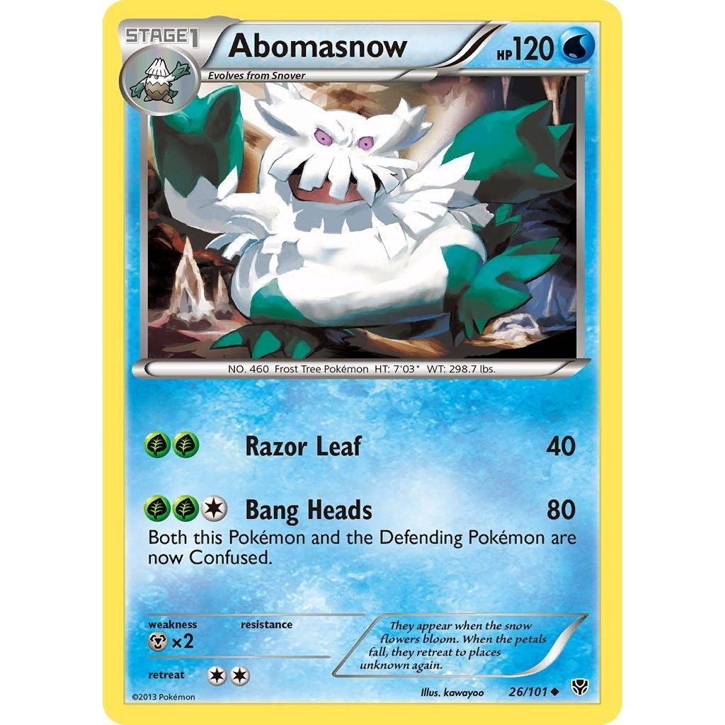 Image for Abomasnow (26/101) (PLB) - Pokemon