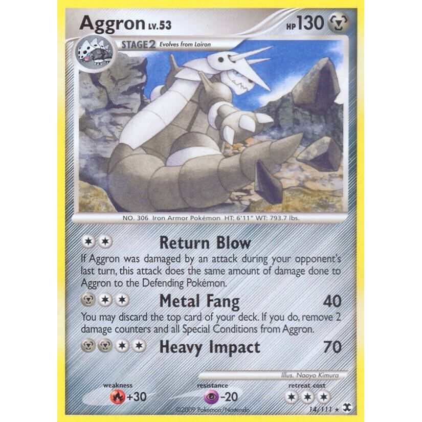 Image for Aggron (14/111) (RR) - Pokemon