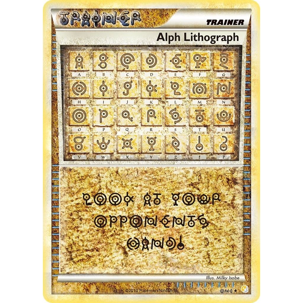 Image for Alph Lithograph (ONE) (HS) - Pokemon
