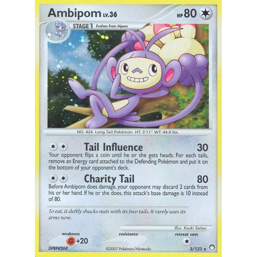 Image for Ambipom (3/123) (MT) - Pokemon