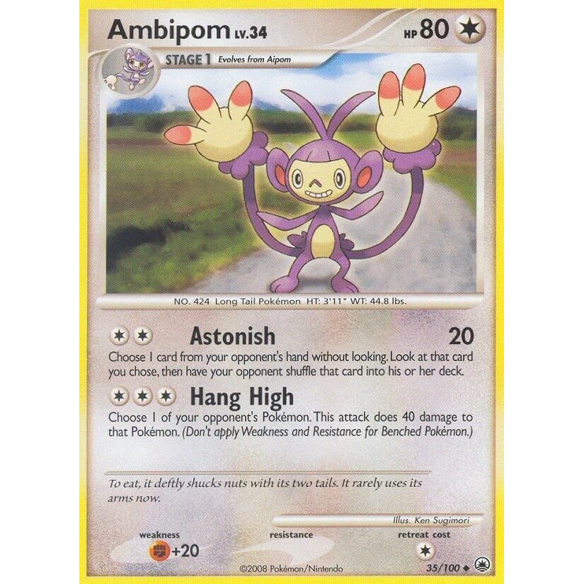 Image for Ambipom (35/100) (MD) - Pokemon
