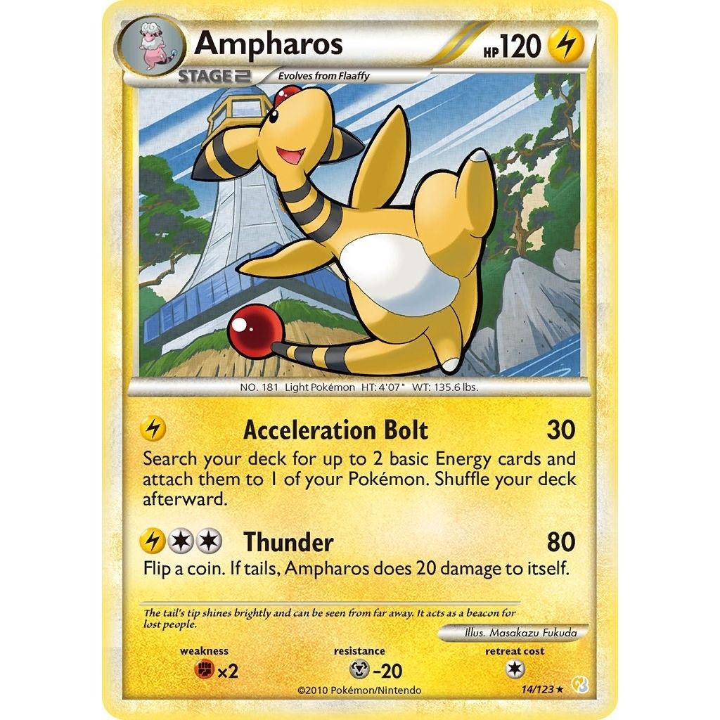 Image for Ampharos (14/123) (HS) - Pokemon