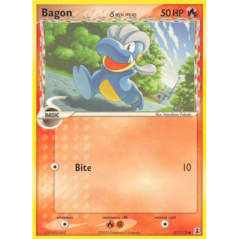 Image for Bagon - 057/113 (Delta Species) (57/113) (DS) - Pokemon