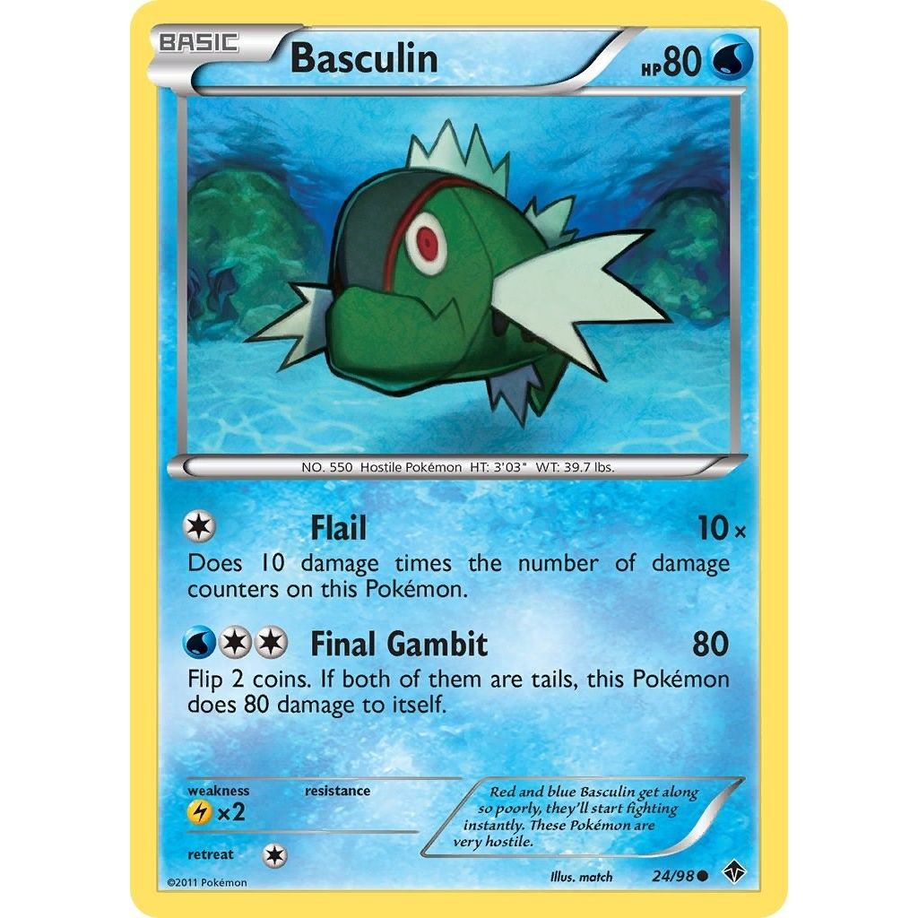Image for Basculin (24) (24/98) (EPO) - Pokemon