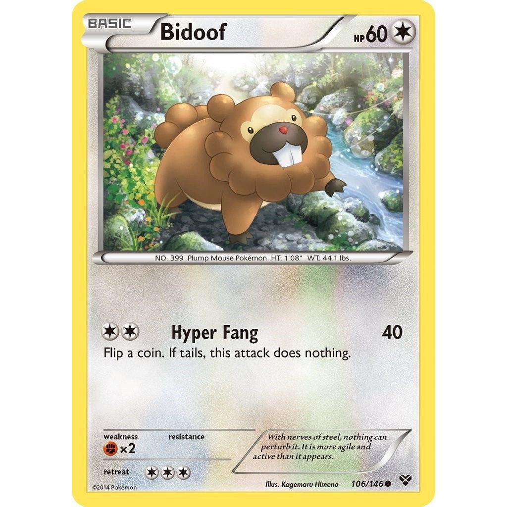 Image for Bidoof (106/146) (XY) - Pokemon