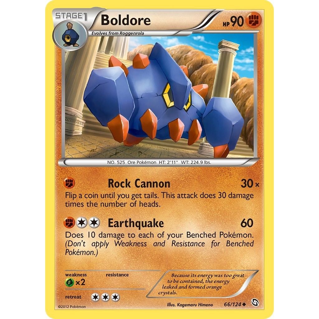 Image for Boldore (66/124) (DRX) - Pokemon