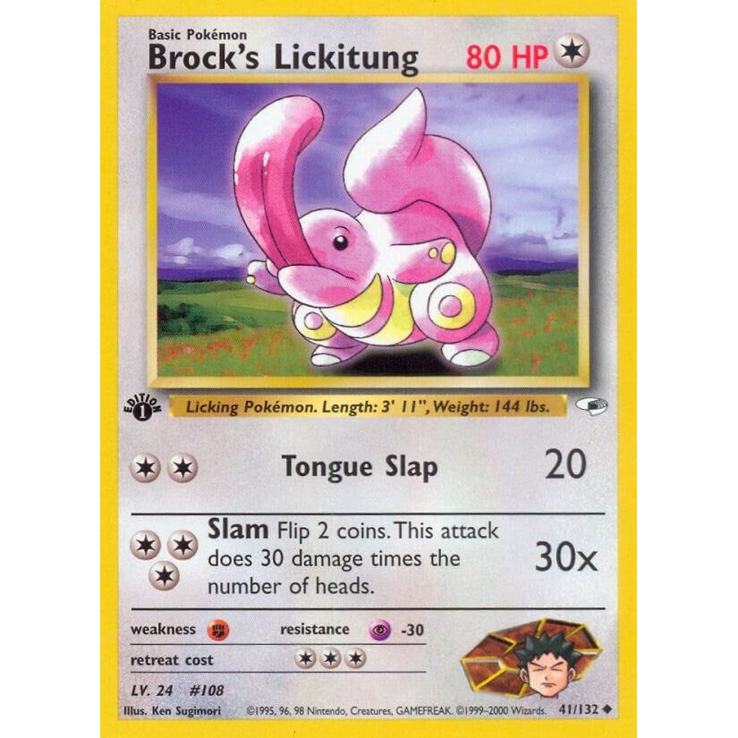 Image for Brock's Lickitung (041/132) (G1) - Pokemon