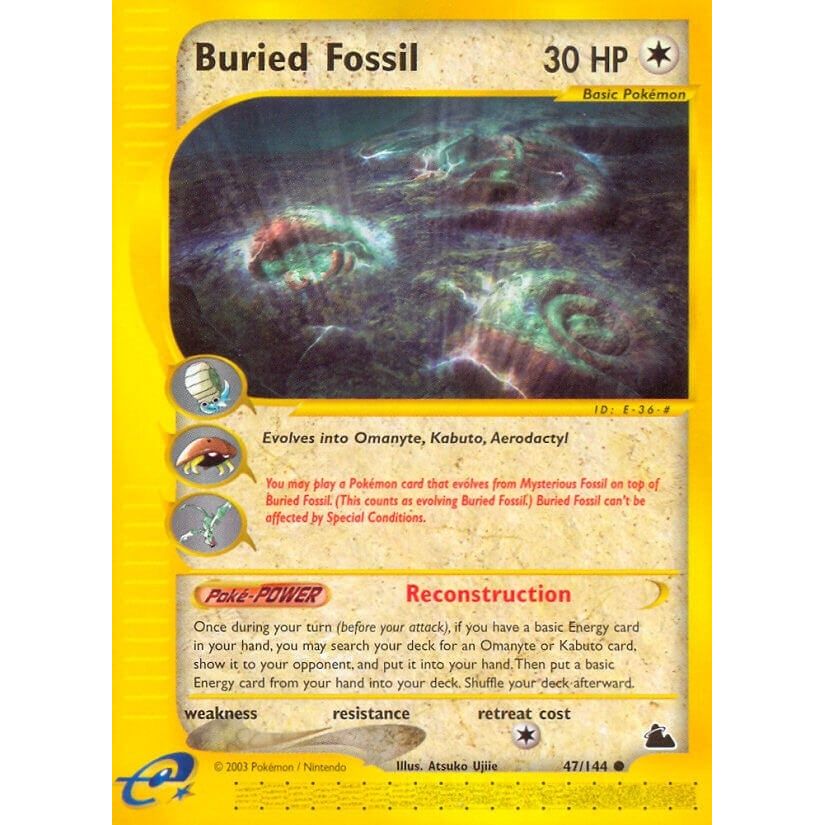 Image for Buried Fossil (047/144) (SK) - Pokemon