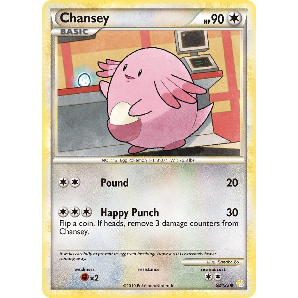 Image for Chansey (58/123) (HS) - Pokemon