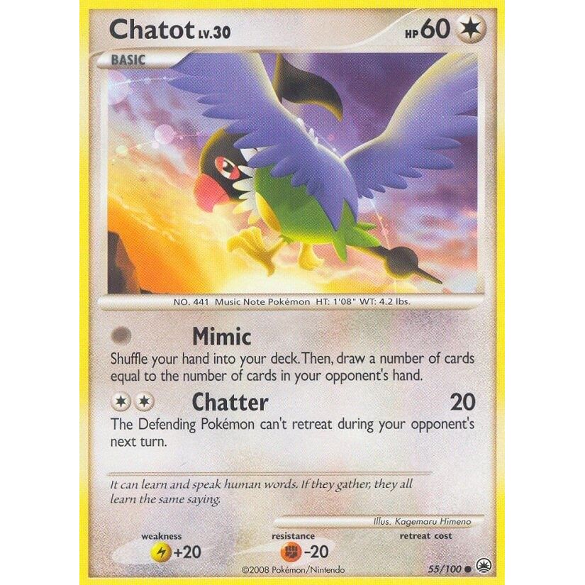 Image for Chatot (55/100) (MD) - Pokemon