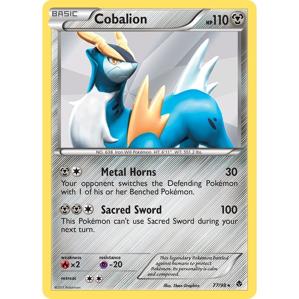 Image for Cobalion (77/98) (EPO) - Pokemon
