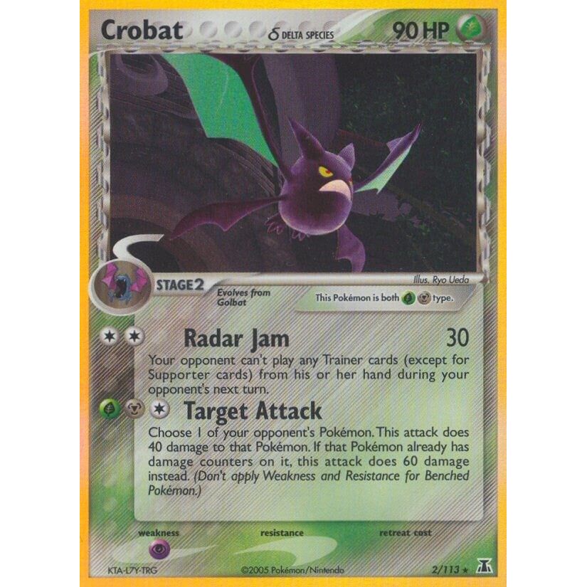 Image for Crobat (Delta Species) (2/113) (DS) - Pokemon