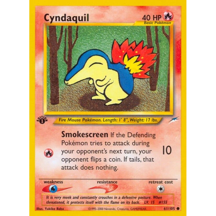 Image for Cyndaquil (061/105) (N4) - Pokemon