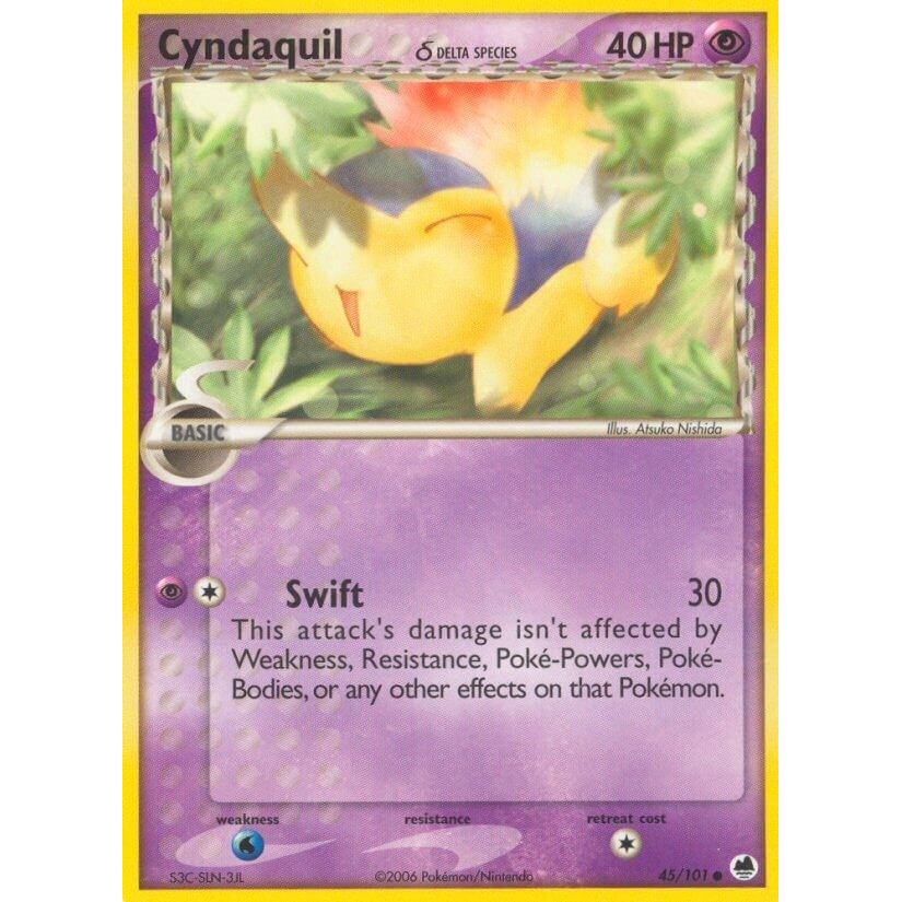 Image for Cyndaquil (Delta Species) (45/101) (DF) - Pokemon