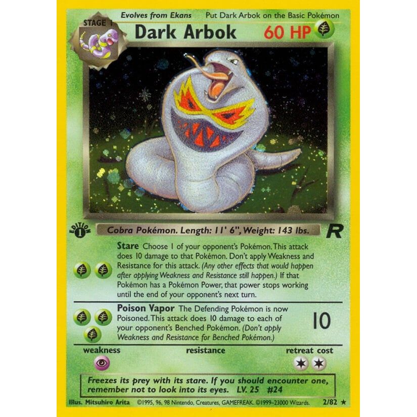 Image for Dark Arbok (2) (02/82) (TR) - Pokemon