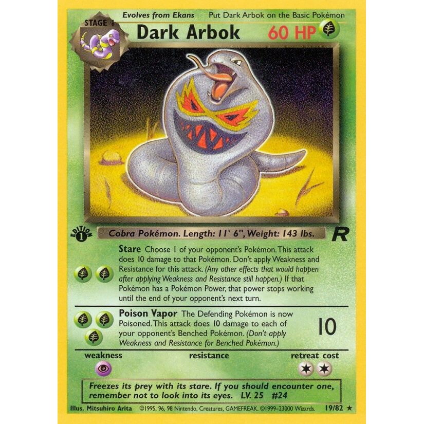 Image for Dark Arbok (19) (19/82) (TR) - Pokemon