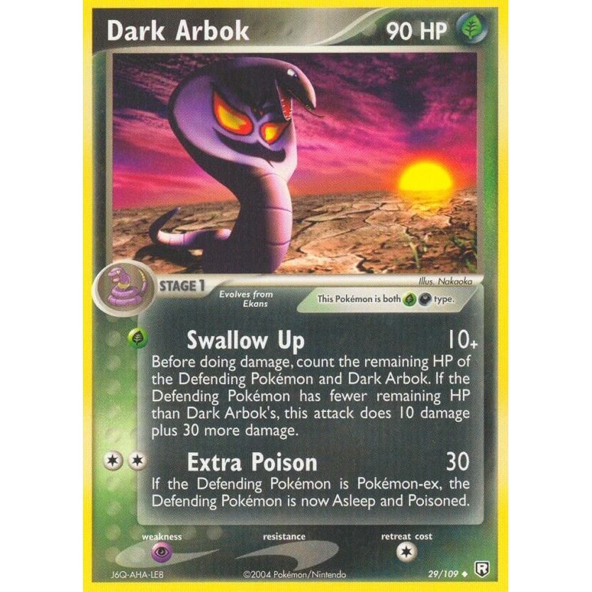 Image for Dark Arbok (29/109) (RR) - Pokemon