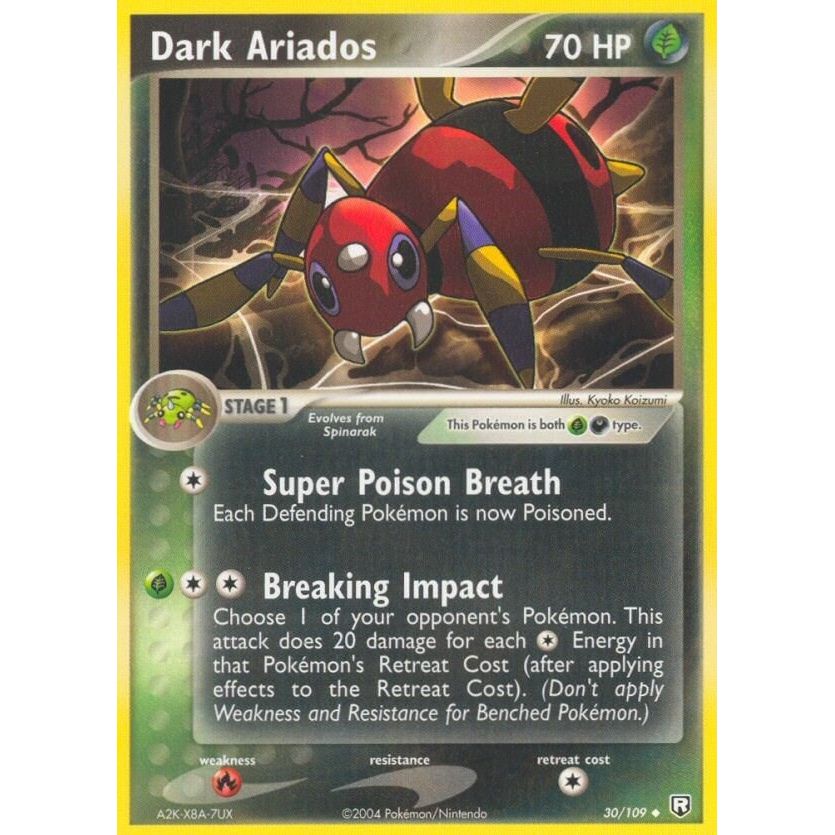 Image for Dark Ariados (30/109) (RR) - Pokemon