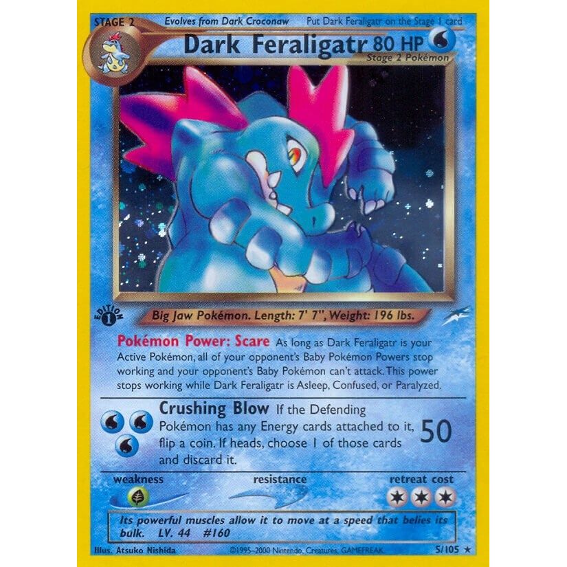 Image for Dark Feraligatr (005/105) (N4) - Pokemon