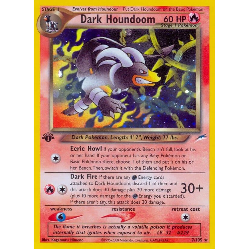 Image for Dark Houndoom (007/105) (N4) - Pokemon