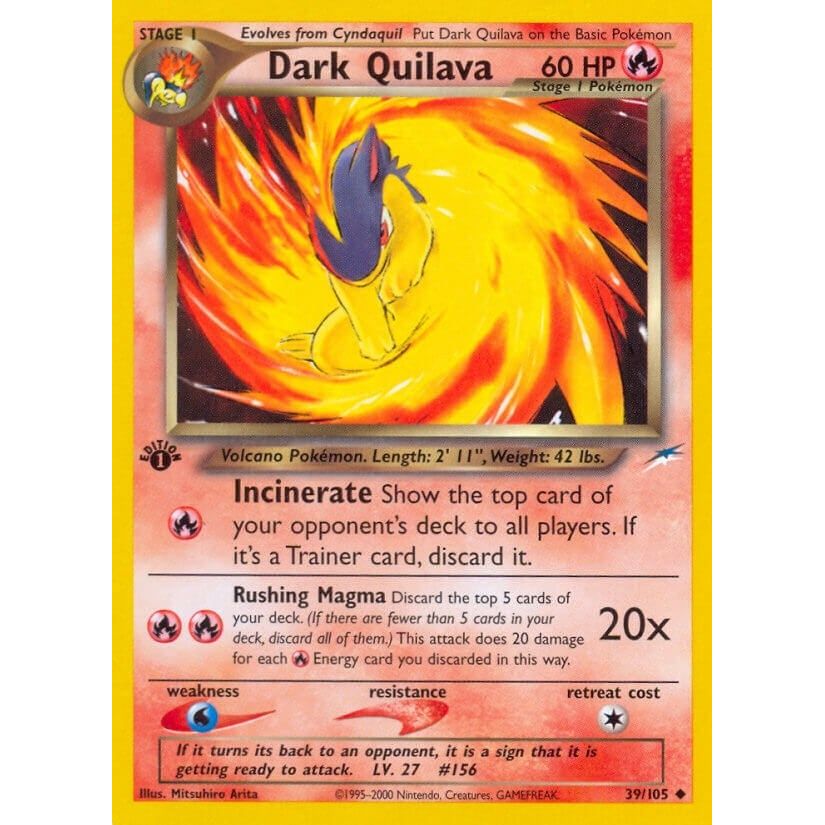 Image for Dark Quilava (039/105) (N4) - Pokemon