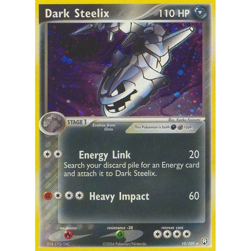 Image for Dark Steelix (10/109) (RR) - Pokemon