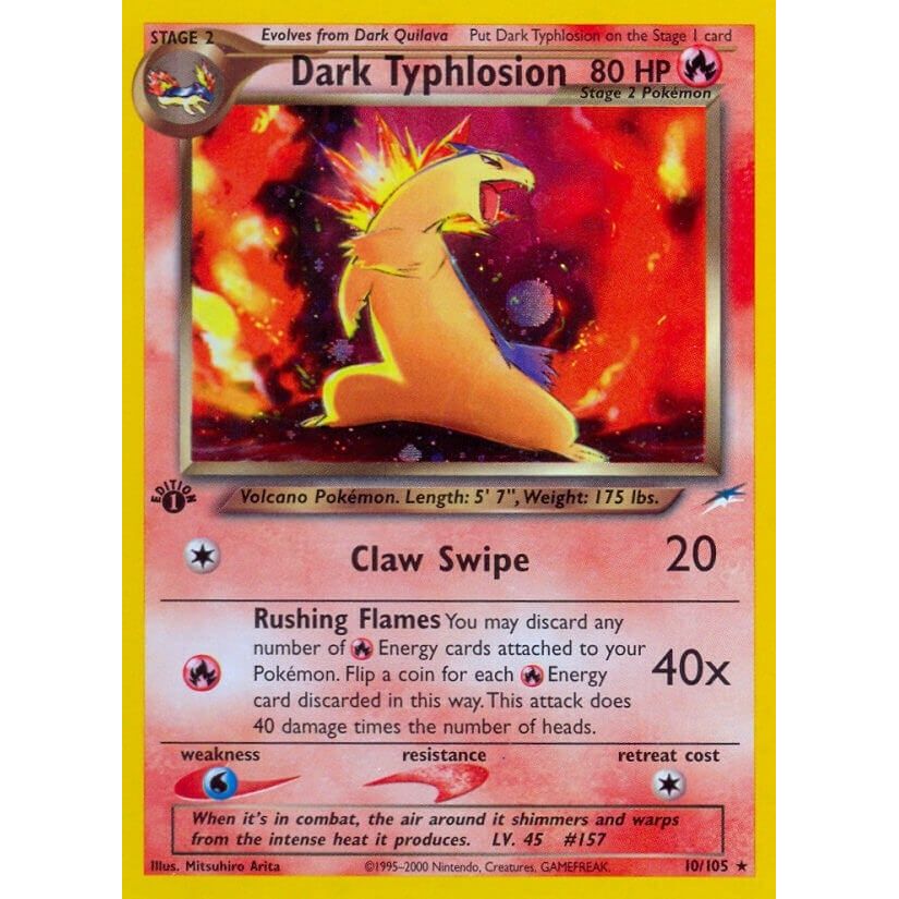 Image for Dark Typhlosion (010/105) (N4) - Pokemon
