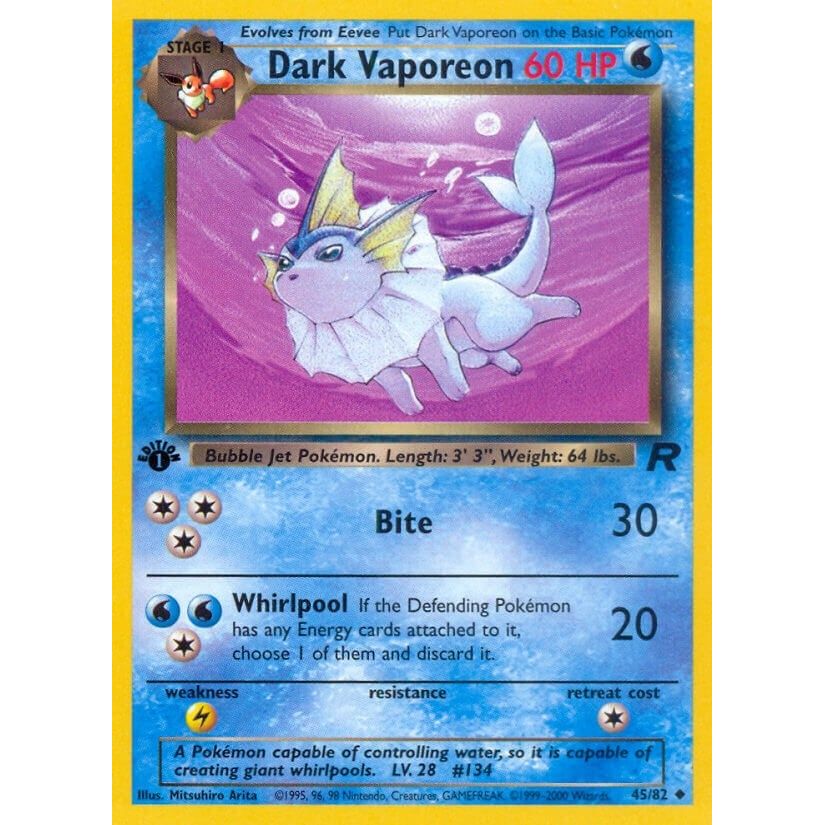 Image for Dark Vaporeon (45/82) (TR) - Pokemon