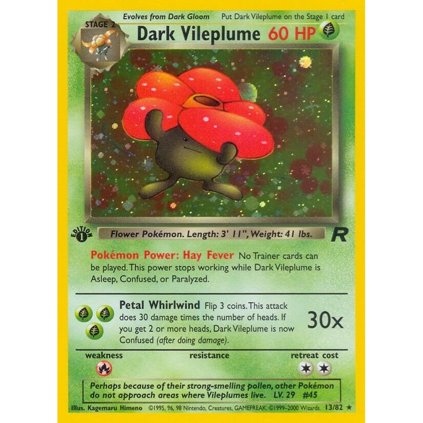 Image for Dark Vileplume (13) (13/82) (TR) - Pokemon