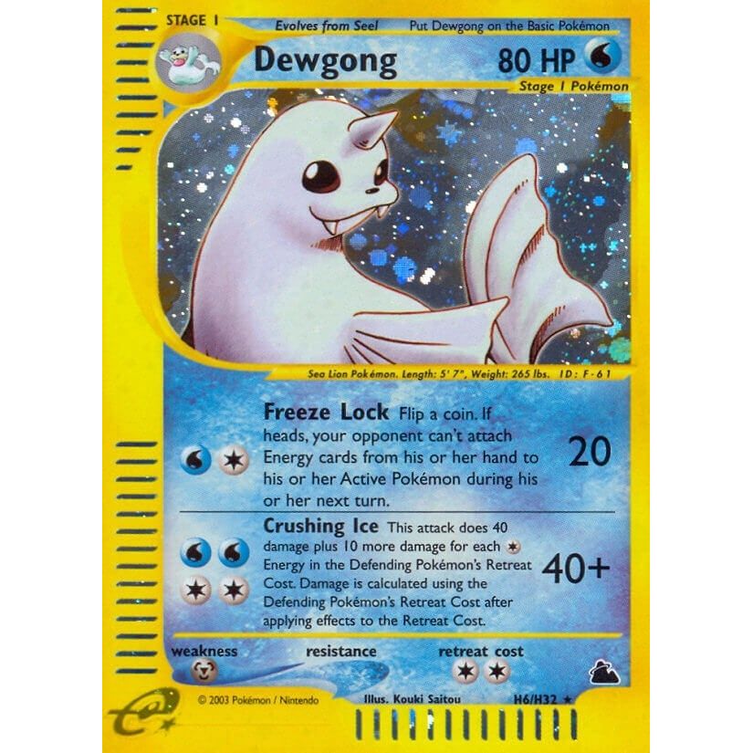 Image for Dewgong (H6) (H06/H32) (SK) - Pokemon