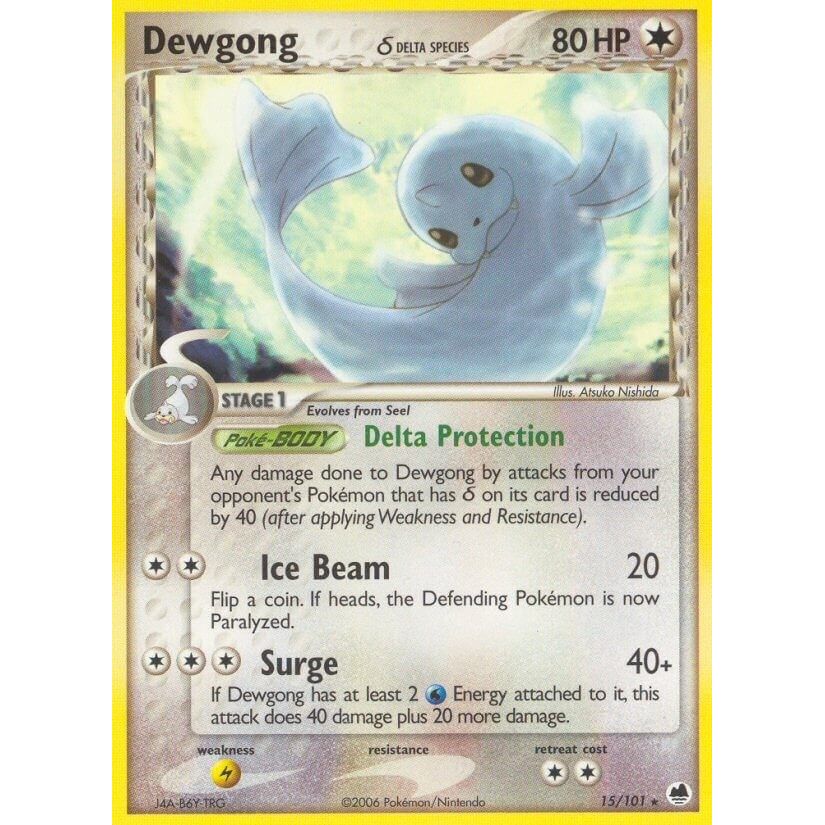Image for Dewgong (Delta Species) (15/101) (DF) - Pokemon